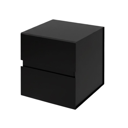 Подарункова коробка 21 х 21 см Bergamo Siena (чорний)