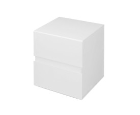 Подарункова коробка 21 х 21 см Bergamo Siena (білий)