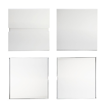 Подарункова коробка 21 х 21 см Bergamo Siena (білий)