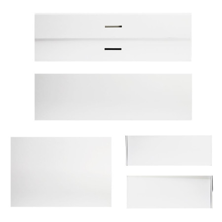 Подарункова коробка 33 х 27 см Bergamo Aurum (білий)