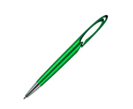 Ручка пластикова кулькова Bergamo (зелений)