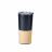 Термокружка 500 мл сталева Line Art Mao, вакуумна (темно-синій/бамбуковий)