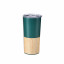 Термокружка 500 мл сталева Line Art Mao, вакуумна (малахітовий/бамбуковий)