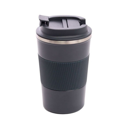 Термокружка 350 мл сталева Line Art Cyprus, вакуумна (графіт)