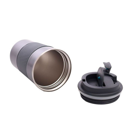 Термокружка 350 мл сталева Line Art Cyprus, вакуумна (графіт)