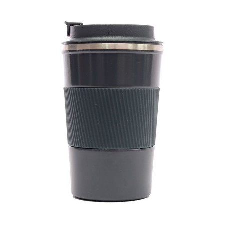 Термокружка 350 мл сталева Line Art Cyprus, вакуумна (графіт)