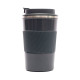 Термокружка 350 мл сталева Line Art Cyprus, вакуумна (графіт)