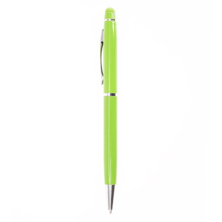 Ручка-стилус металева кулькова Bergamo Gloria (зелений)