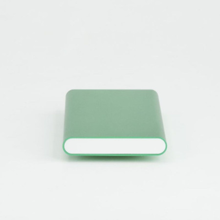 Повербанк 3000 mAh Bergamo HitClip, з кліпсою, світлодіодний індикатор (білий/зелений)