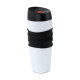 Термокружка 400 мл сталева Bergamo Mario (білий/чорний)