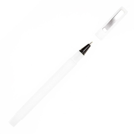 Ручка пластикова кулькова Bergamo Qube (білий)