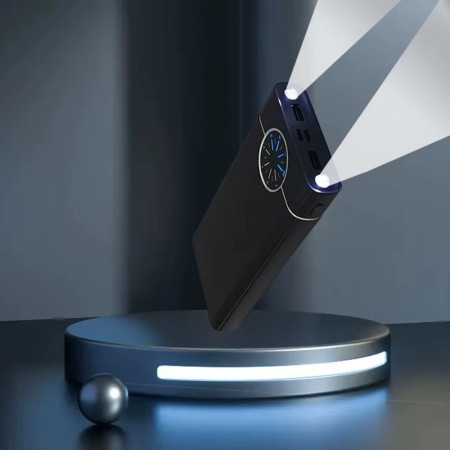 Повербанк 20000 mAh TheGeneral QuikPower, світлодіодний індикатор (чорний) Повербанк 20000 mAh TheGeneral QuikPower, світлодіодний індикатор (чорний)