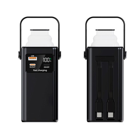 Повербанк 20000 mAh TheGeneral Glim, цифровий індикатор (чорний) Повербанк 20000 mAh TheGeneral Glim, цифровий індикатор (чорний)