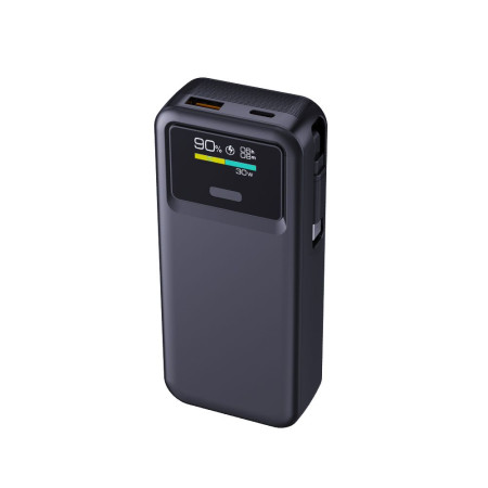 Повербанк 10000 mAh TheGeneral Spark, цифровий індикатор (чорний)