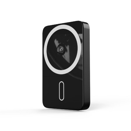 Повербанк 10000 mAh TheGeneral Alive, бездротова зарядка 15W, цифровий індикатор (чорний)