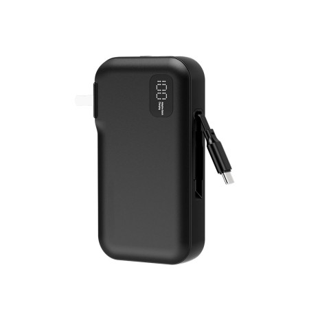 Повербанк 10000 mAh TheGeneral Zeno, цифровий індикатор (чорний)