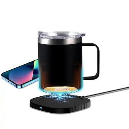 Чашка з підігрівом 350 мл TheGeneral ThermoHub 15W, LED індикатор (чорний) Чашка з підігрівом 350 мл TheGeneral ThermoHub 15W, LED індикатор (чорний)