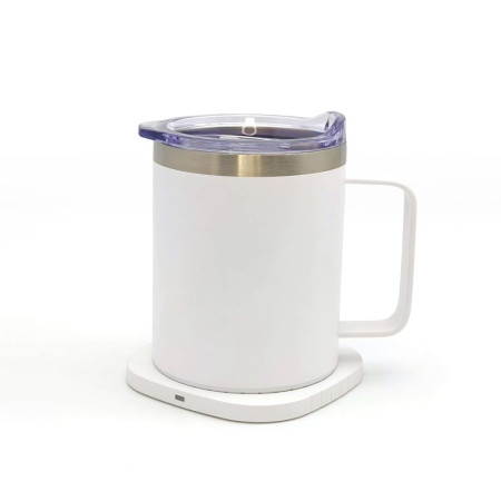 Чашка з підігрівом 350 мл TheGeneral ThermoHub 15W, LED індикатор (білий) Чашка з підігрівом 350 мл TheGeneral ThermoHub 15W, LED індикатор (білий)