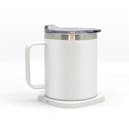 Чашка з підігрівом 350 мл TheGeneral ThermoHub 15W, LED індикатор (білий) Чашка з підігрівом 350 мл TheGeneral ThermoHub 15W, LED індикатор (білий)