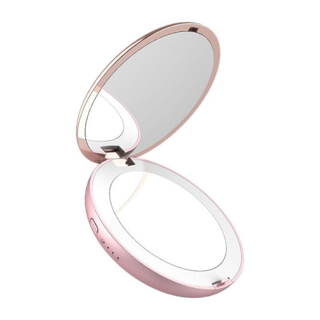 Повербанк 4000 mAh Line Art Mirror, дзеркало з підсвічуванням, світлодіодний індикатор