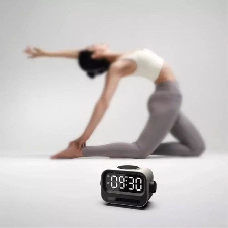 Портативна колонка-годинник TheGeneral RapidFlow 5W з бездротовим зарядним пристроєм 15W