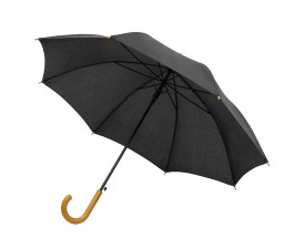 Парасоля-тростина напівавтоматична Bergamo Promo (чорний)