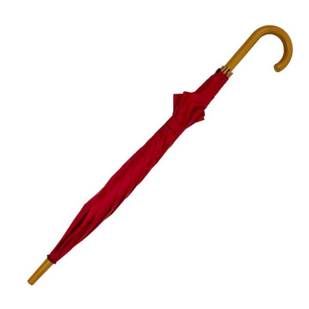 Парасоля-тростина напівавтоматична Bergamo Promo (червоний)