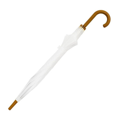 Парасоля-тростина напівавтоматична Bergamo Promo (білий)