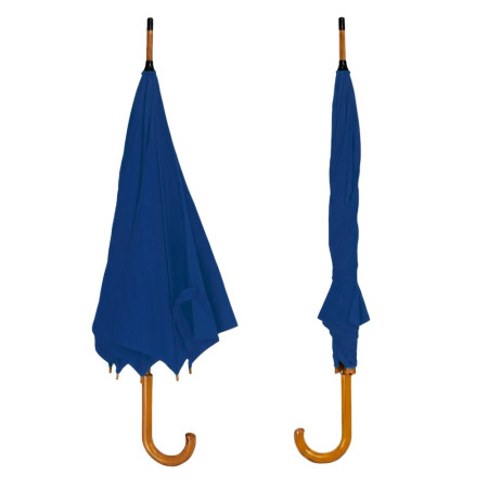 Парасоля-тростина напівавтоматична Bergamo Toprain (яскраво-синій)