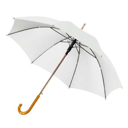 Парасоля-тростина напівавтоматична Bergamo Toprain (білий)