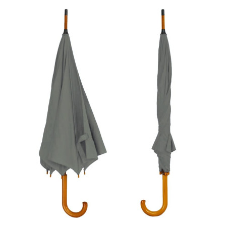 Парасоля-тростина напівавтоматична Bergamo Toprain (сірий)