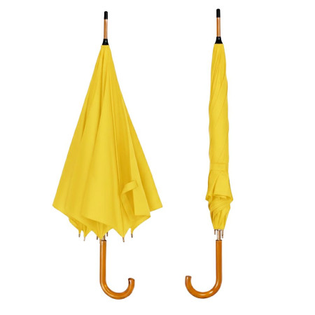 Парасоля-тростина напівавтоматична Bergamo Toprain (жовтий)