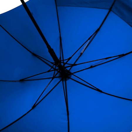 Парасоля-тростина напівавтоматична Line Art Backsafe, подовжена задня секція (темно-синій)