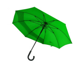 Парасоля-тростина напівавтоматична Line Art Backsafe, подовжена задня секція (зелений)