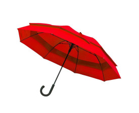 Велика парасоля-тростина напівавтоматична Line Art Family (червоний)