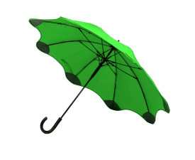 Парасоля-тростина напівавтоматична Line Art Blantier, із захисними наконечниками (зелений/чорний)