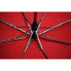 Парасоля складана автоматична Bergamo Rich (червоний)
