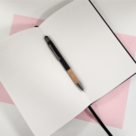 Ручка металева кулькова Bergamo Amazon (чорний)