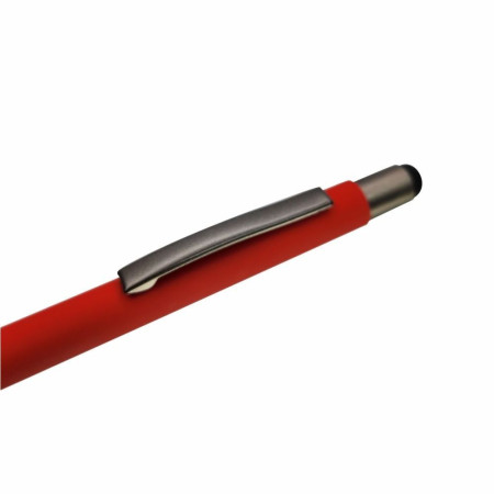 Ручка металева кулькова Bergamo Amazon (червоний)