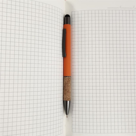 Ручка металева кулькова Bergamo Amazon (помаранчевий)