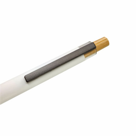 Ручка металева кулькова Bergamo Nile (білий)