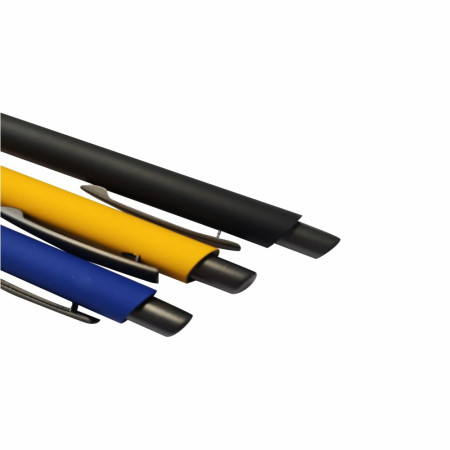 Ручка металева кулькова Bergamo Danube (жовтий)