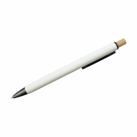 Ручка металева кулькова Bergamo Yukon (білий)