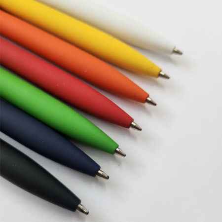 Ручка металева кулькова Bergamo Amur (білий)