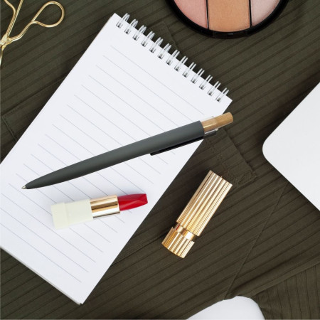 Ручка металева кулькова Bergamo Amur (графітовий)