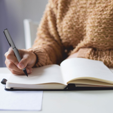 Ручка металева кулькова Bergamo Elbe (графітовий)