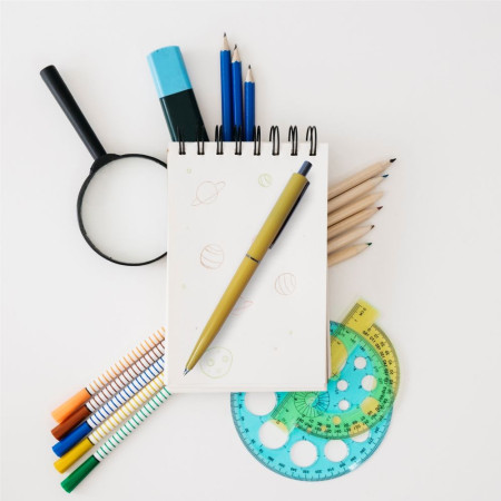 Ручка пластикова кулькова Bergamo Zambezi (жовтий)