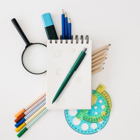 Ручка пластикова кулькова Bergamo Zambezi (зелений)