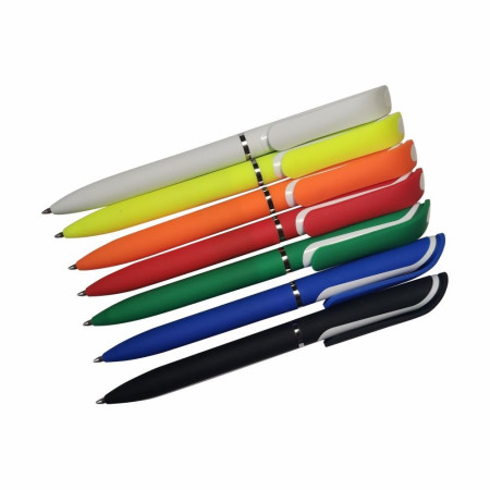 Ручка пластикова кулькова Bergamo Isa (червоний)