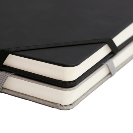 Блокнот в клітинку А5 Berganote Hard, тверда обкладинка (чорний) Блокнот в клітинку А5 Berganote Hard, тверда обкладинка (чорний)